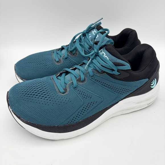 Topo Athletic Shoes - Topo Athletic Phantom 2 Womens 10 Running Shoes Teal Black Lightweight Sneakers